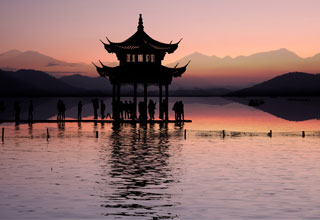West Lake at Sunset