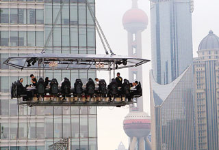 Sky Restaurant in Lujiazui